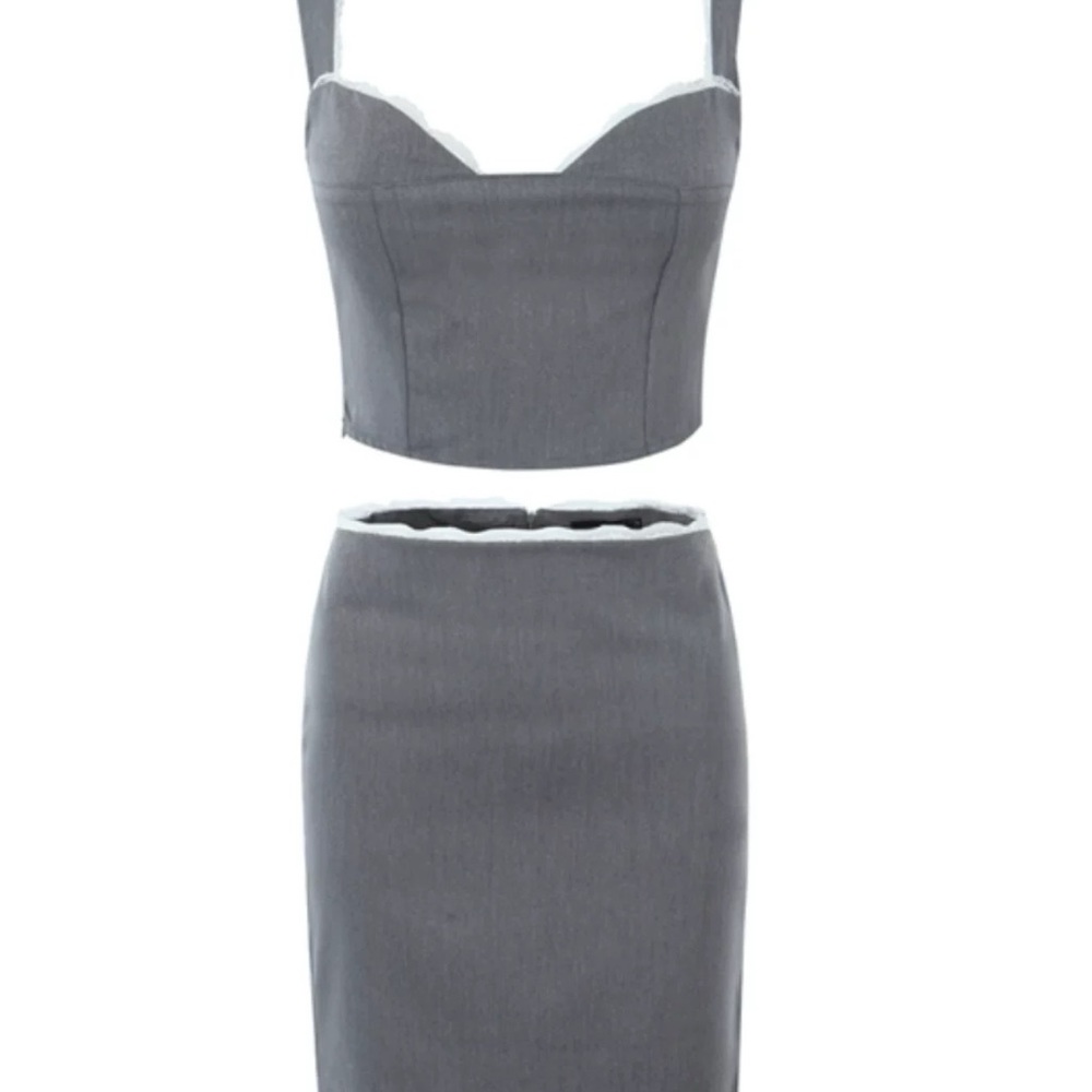 Gray Two-Piece Set - Picture 4 of 4